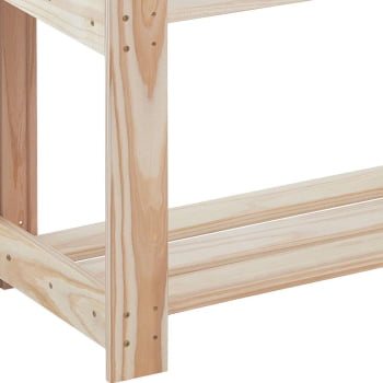 Estante Tramontina Modulare em Madeira Pinus 2 Prateleiras 91622016