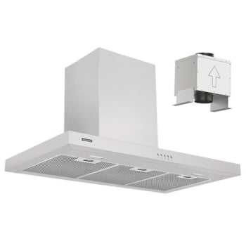 Coifa de Parede Tramontina Dritta 90 Split em Aço Inox 220 V 95800023