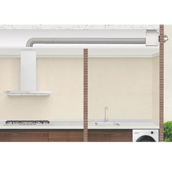 Coifa de Parede Tramontina Dritta 90 Split em Aço Inox 220 V 95800023