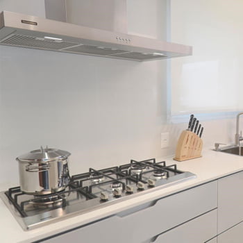 Coifa de Parede Tramontina Dritta 90 Split em Aço Inox 220 V 95800023