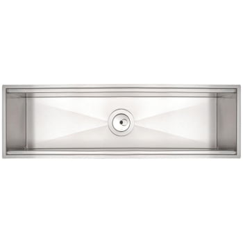 Canal Organizador para Sobrepor Tramontina Aço Inox com Acabamento Scotch Brite 60x18 cm 94534001