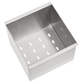 Escorredor Profundo Tramontina para Canal Organiz. Aço Inox Scotch Brite Sobrepor 15x15cm 94534010 Escorredor Profundo Tramontina para Canal Organiz. Aço Inox Scotch Brite Sobrepor 15x15cm 94534010