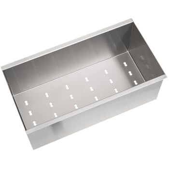 Escorredor Profundo Tramontina p/ Canal Organizador Aço Inox Scotch Brite Sobrepor 30x15cm 94534011 Escorredor Profundo Tramontina p/ Canal Organizador Aço Inox Scotch Brite Sobrepor 30x15cm 94534011