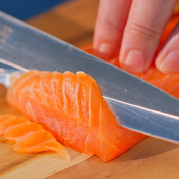 Faca Yanagiba Tramontina Sushi Lâmina Aço Inox Cabo de Policarbonato com Fibra de Vidro 9" 24039009