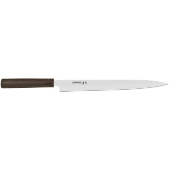 Faca Yanagiba Tramontina Sushi Lâmina em Aço Inox e Cabo de Nylon 13" 24230043