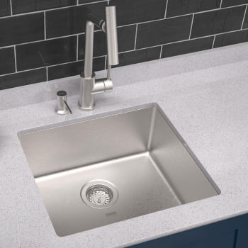 Cuba Embutir Tramontina Design Collection Quadrum Undermount Aço Inox Scotch Brite 45x40 cm 94006112