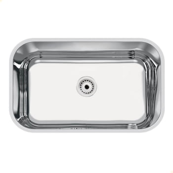 Cuba Tramontina Lavínia 56x34 cm Standard em Aço Inox Polido 56 BL com Válvula e Sifão 94085507