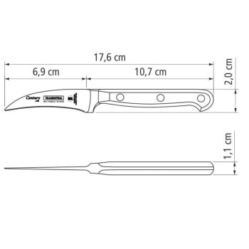 Facas Tramontina  Century para Cozinha 24032010-24001103-24010104