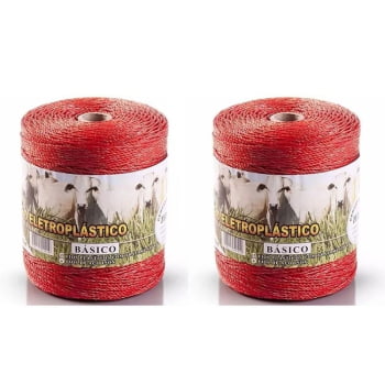 Fio Eletroplastico Zebu Laranja 500M X2 1000M 21377X2 Fio Eletroplastico Zebu Laranja 500M X2 1000M 21377X2
