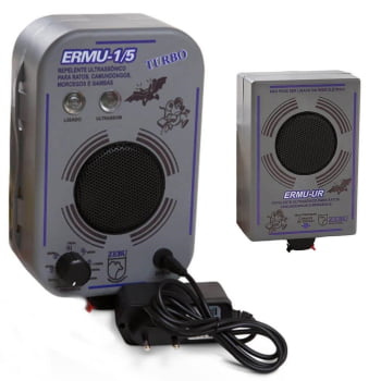 Espanta Rato e Morcego e 1 Unidade Remota Zebu ERMU 1/5 Turbo 10782-10790