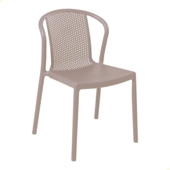 Cadeira Tramontina Summa Louise em Polipropileno e Fibra de Vidro Cor Carmuça 92085210