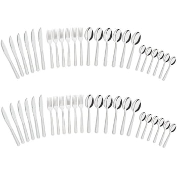 Faqueiro Tramontina 2 Unidades de 24 Peças Búzios com Láminas e Cabos de Aço Inox 23799075