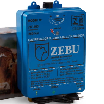 Eletrificador de Cerca Zebu AUT ZK200 36498