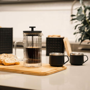 Cafeteira Francesa Tramontina Em Vidro Borossilicato 600 ml 61768200