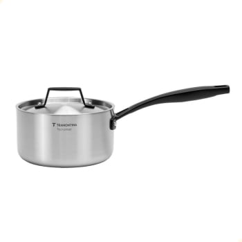 Panela Tramontina Grano Black em Aço Inox Corpo Triplo 16 cm 1,7 Litros 62581160