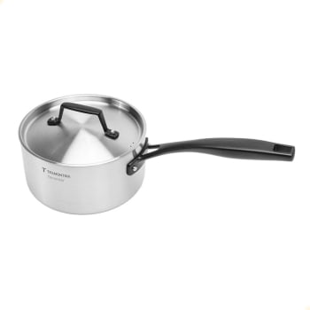 Panela Tramontina Grano Black em Aço Inox Corpo Triplo 16 cm 1,7 Litros 62581160