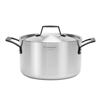 Caçarola Tramontina Grano Black Funda Em Inox Corpo Triplo 20 cm 3,8 L 62584200