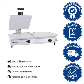 Sanduicheira Conjugada Venâncio Deguste Luxo Gás GLP 90 SCG90A 15835