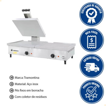 Sanduicheira Conjugada Venâncio Elétrica 90 220V SCE90A220 16949