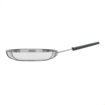 Frigideira Tramontina Professional Em Inox Fundo Triplo e Cabo Com Luva De Silicone 30 cm 62333300