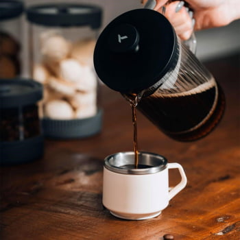 Cafeteira Francesa Tramontina Em Vidro Borossilicato 1 Litro 61768210