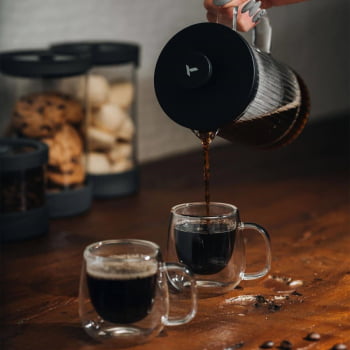 Cafeteira Francesa Tramontina Em Vidro Borossilicato 1 Litro 61768210