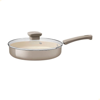 Frigideira Reta Veronese Tramontina Em Alumínio Com Revestimento Siliconado Bege 22cm 1,7L 28622322