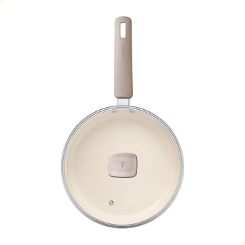 Frigideira Reta Veronese Tramontina Em Alumínio Com Revestimento Siliconado Bege 22cm 1,7L 28622322