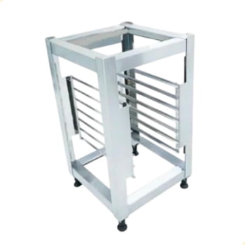 Mesa De Apoio Para Forno Combinado FCDB3E 3 GN Venâncio 27573 Mesa De Apoio Para Forno Combinado FCDB3E 3 GN Venâncio 27573