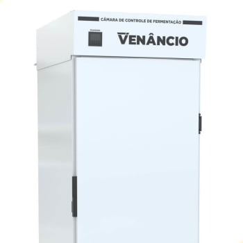 Armário de Controle de Fermentação Venâncio Crescepão AC20T Interno Inox 220V 500 Pães Branco 80342