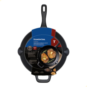 Frigideira Fargo Tramontina Em Ferro Fundido Com Acabamento Pre-Seasoned 26 cm 2,2 L 28761026