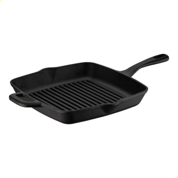 Bistequeira Fargo Tramontina Em Ferro Fundido Com Acabamento Pre-Seasoned 27 cm 2,3 L 28762027
