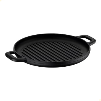Chapa Redonda Tramontina Em Ferro Fundido Com Acabamento Pre-Seasoned 27 cm 1,3 L 28763027