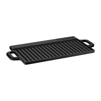 Chapa Retangular Tramontina Em Ferro Fundido Com Acabamento Pre-Seasoned 37 cm 2,3 L 28764037