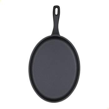Chapa Oval Tramontina Em Ferro Fundido Com Acabamento Pre-Seasoned 18 cm 0,4 L 28765018