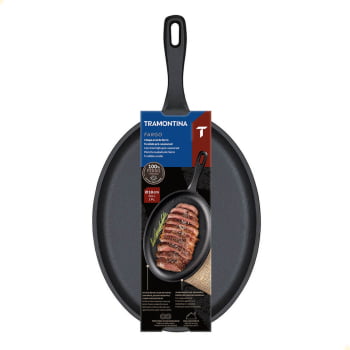 Chapa Oval Tramontina Em Ferro Fundido Com Acabamento Pre-Seasoned 18 cm 0,4 L 28765018