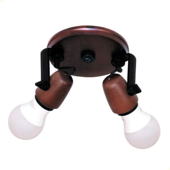 Spot Muller Country 2 Lâmpadas Envelhecido 002E