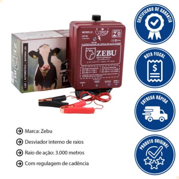 Eletrificador de Cerca Zebu Automático LB50 19747