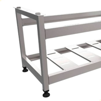 Cavalete Mesa Bancada Venancio Aço Inox para Chapas de 120cm da Linha Prime PCE120A 33709