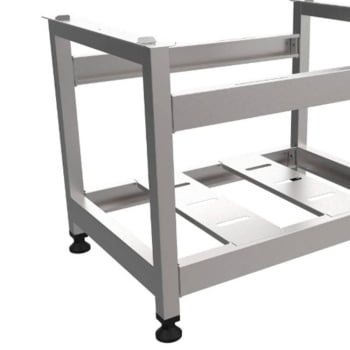 Cavalete Mesa Bancada Venancio Aço Inox para Chapas de 60cm da Linha Prime PCE060A 33707