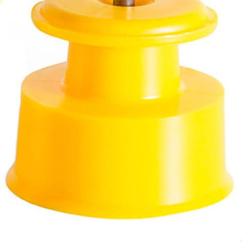 Isolador Zebu Roldana Amarelo 30 100 Unidades 27847