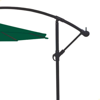 Ombrelone Lateral Tramontina em aço e Poliéster Verde sem Base 2,7m 14999009
