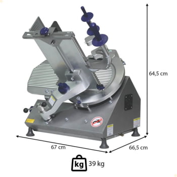 Cortador Fatiador de Frios Automatico Gural Modelo AXT-33I Bivolt C009