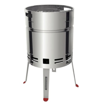 Churrasqueira a Carvão Tramontina TCP 400 Aço Inox com Bandeja para Carvão em Aço Esmaltado 26500006