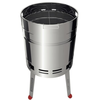 Churrasqueira a Carvão Tramontina TCP 400 Aço Inox com Bandeja para Carvão em Aço Esmaltado 26500006