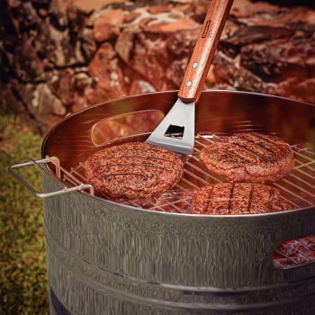 Churrasqueira a Carvão Tramontina TCP 400 Aço Inox com Bandeja para Carvão em Aço Esmaltado 26500006