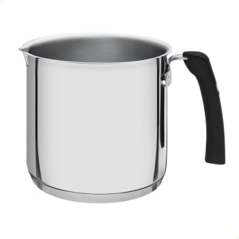 Fervedor Tramontina Solar Silicone em Aço Inox Fundo Triplo com Cabo de Silicone 14 cm 2,0 L 62492140