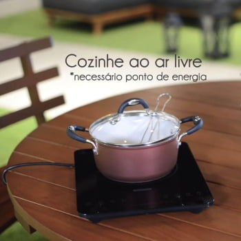 Cooktop Portátil por Indução Tramontina Slim Touch EI 30 Com Comando Touch 2 220V