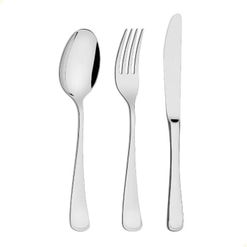 Faqueiro Tramontina Mônaco Aço Inox com Facas de Mesa Alto Brilho Detalhe no Cabo 101 Peças 66917030