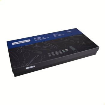 Faqueiro Tramontina Mônaco Aço Inox Facas para Churrasco Forjadas 6mm Alto Brilho 48 Peças 66917144